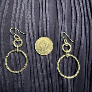 Vintage Brighton dangle earrings Silver plated
